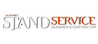 logo stand service